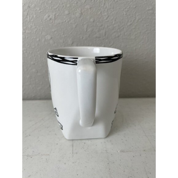 222 Fifth Scull Coffee Mug Skulls Skull And Crossbones Pirate - Picture 3 of 12